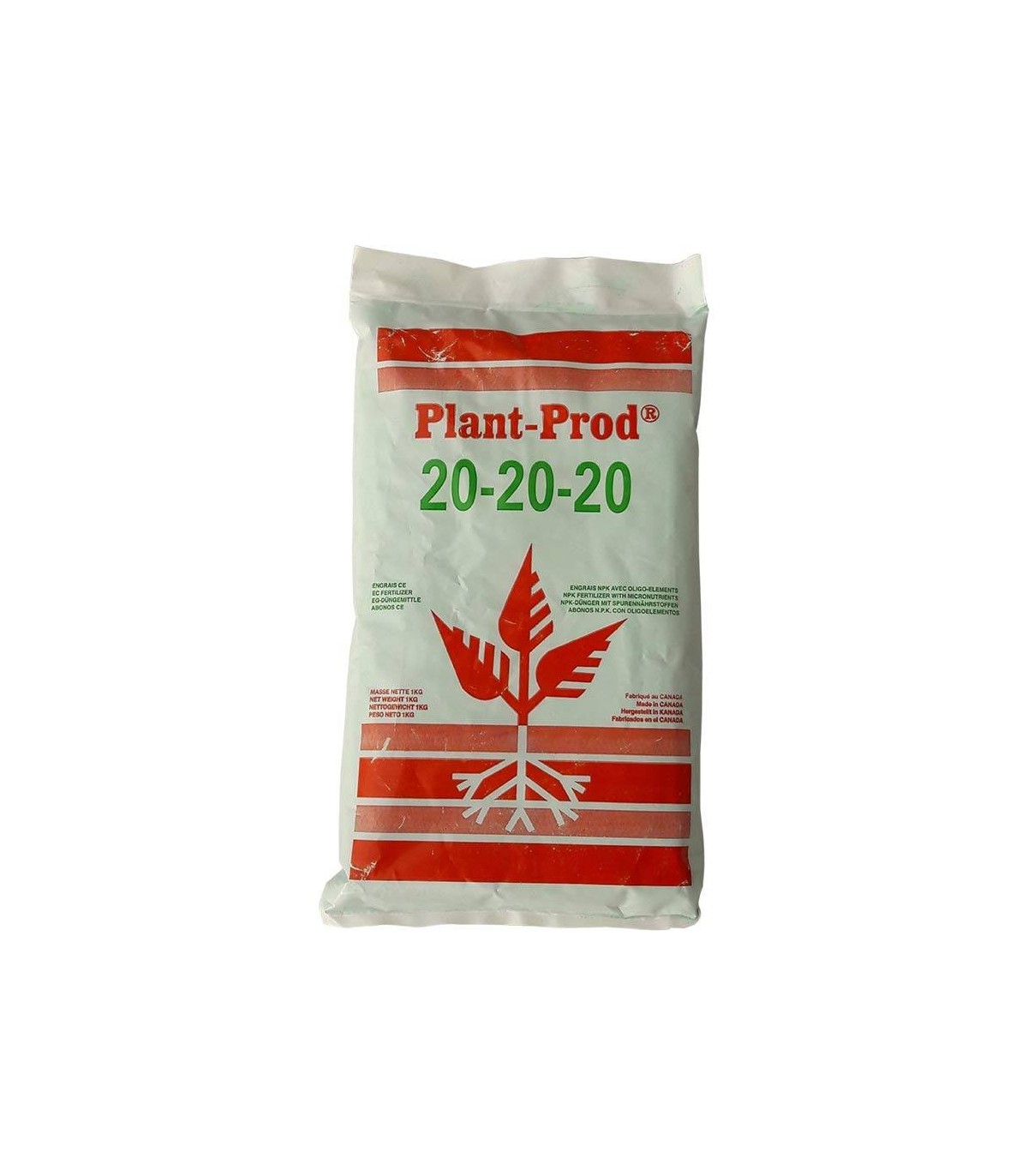 Engrais soluble pour fleurs et légumes PLANTPROD N20-P20-K20