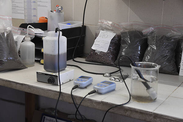 Analyses de sol en laboratoire