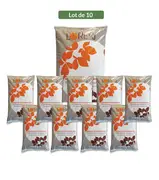 Lot de 10 sacs de 20 L de terreau LOREKI pour regarnissage gazon
