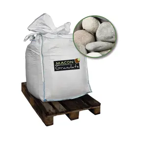 Image du produit de jardin : Galet de Bourgogne décoratif 60/120 mm - Big bag 500 kg