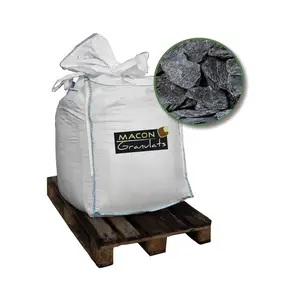 Image du produit de jardin : Paillette d'ardoise noire 30/50 mm - Big bag 500 kg