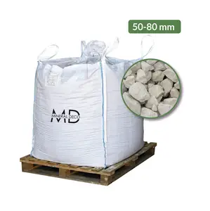 Image du produit de jardin : Pierre calcaire pour gabion 50-80 - Ambre - Big bag 1000 kg