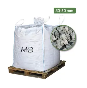 Image du produit de jardin : Pierre granit pour gabion 30-50 - Ebène - Big bag 1000 kg