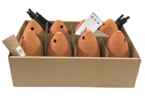 Image du produit de jardin : Kit de 8 oyas 1,5 L - pour arrosage autonome enterré 