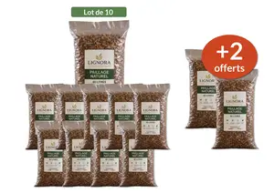 Image du produit de jardin : Paillage de copeaux de bois naturel 20/40 - 10 sacs de 40 L + 2 offerts