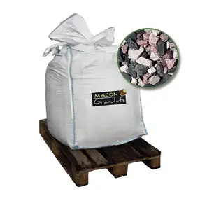 Image du produit de jardin : Graviers 6/10 mm Gamay - Mix gris, rouge, blanc crème - Big bag 500 kg