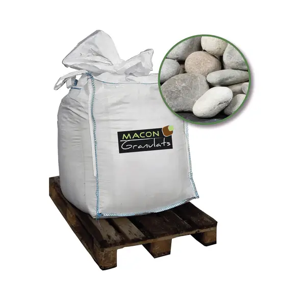 Image du produit : Galet de Bourgogne décoratif 30/70 mm - Big bag 500 kg