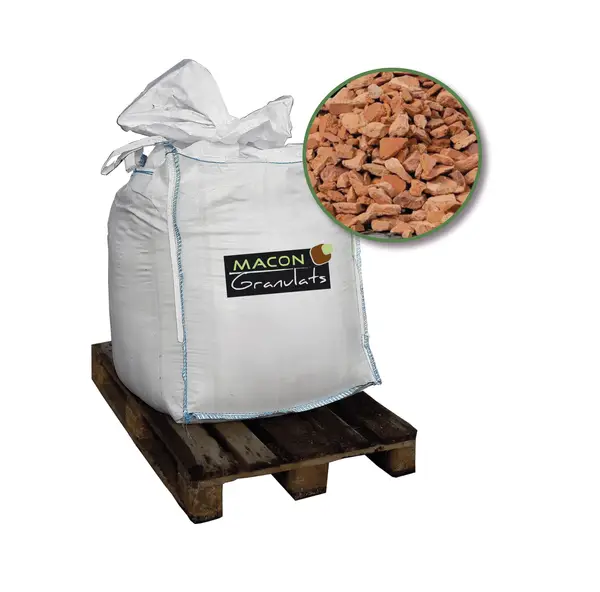 Image du produit : Brique pilée Déco Orange 4/10 mm - Big bag 500 kg