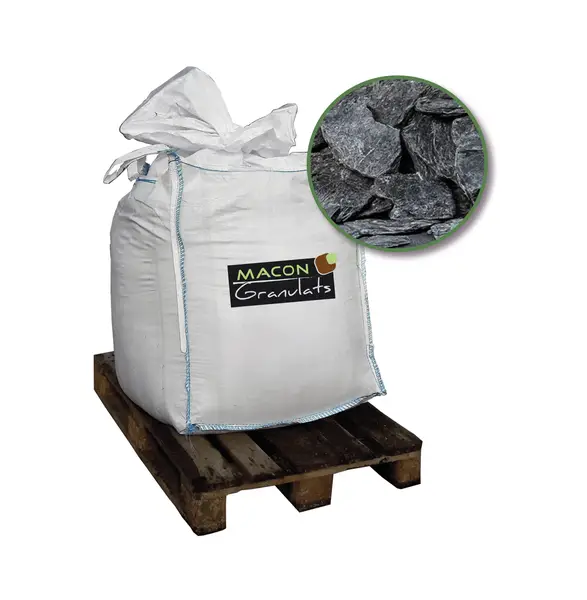 Image du produit : Paillette d'ardoise noire 30/50 mm - Big bag 500 kg