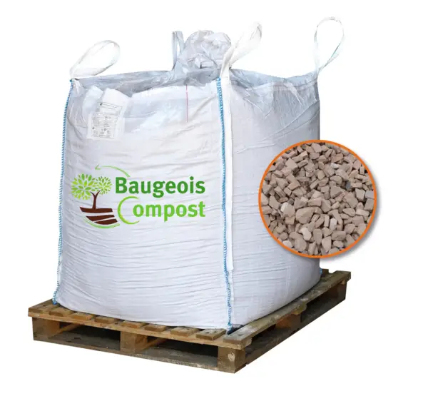 Image du produit : Brique pilée marron 5/10 Mignonette - Big bag 1000 kg