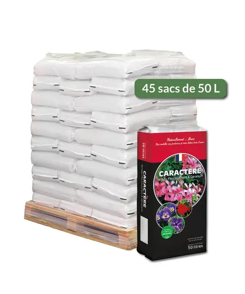 45 sacs de 50 L de terreau DUMONA pour le fleurissement en extérieur - Vente par palette