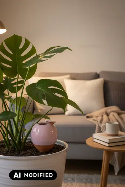 Image du produit : Oya à planter en terre cuite et émaillée - 0,3 L - Rose