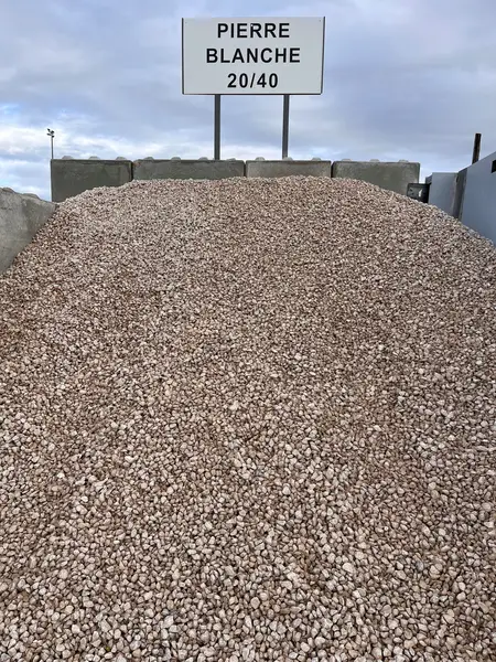 Image du produit : Pierre blanche du Jura 20/40 - En vrac par tranche de 500 kg