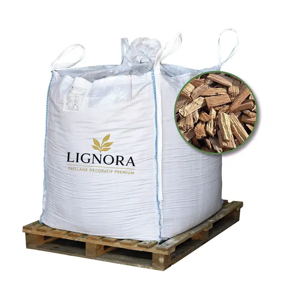 Image du produit : Paillage de copeaux de bois naturel 20/40 - Big bag 1000 L