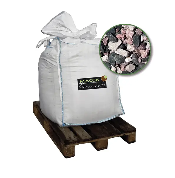 Image du produit : Graviers 6/10 mm Gamay - Mix gris, rouge, blanc crème - Big bag 500 kg