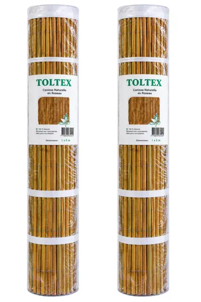 Image du produit : Canisse bambou refendu - Rouleau 2 m x 5 ml