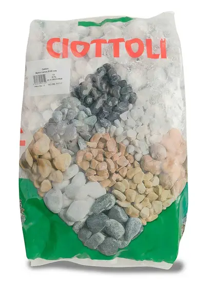 Image du produit : Galets Blancs de Carrare 25/40 mm - Sac 25 kg
