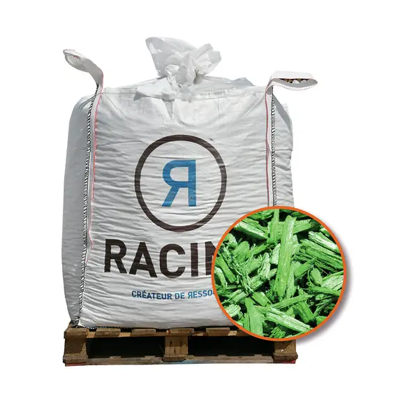 Image du produit : Paillis Color 20-50 mm - Vert - Big bag 1000 L